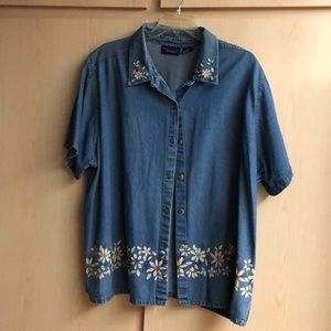 Ladies’ denim blouse